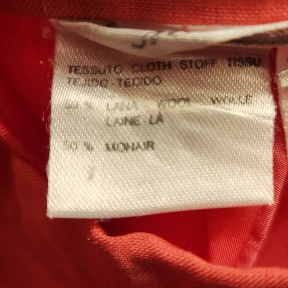 Max Mara Women's Red Wool Mohair Lightweight Pencil Skirt Size 40 Italy US 6 - Picture 5 of 9